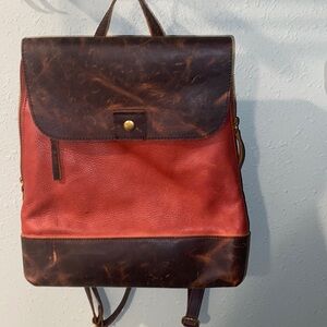 Osgoode Marley distressed leather backpack